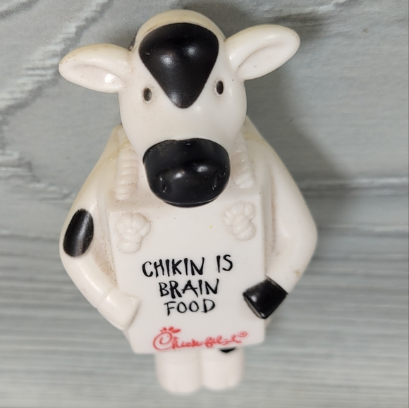 Chik-Fil-A Eat Mor Chikin Cow - Chikin Is Brain Food Collectible Chicken "Toy" - Picture 5 of 6